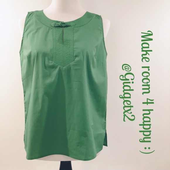 Talbots Tops - Talbots green sleeveless top Size: 6